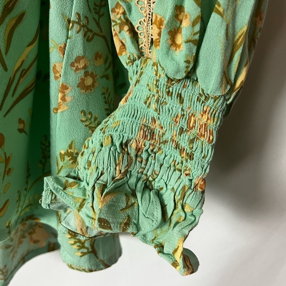 Spell & The Gypsy Maisie Blouse in Turquoise Sz S NWT - Picture 12 of 16